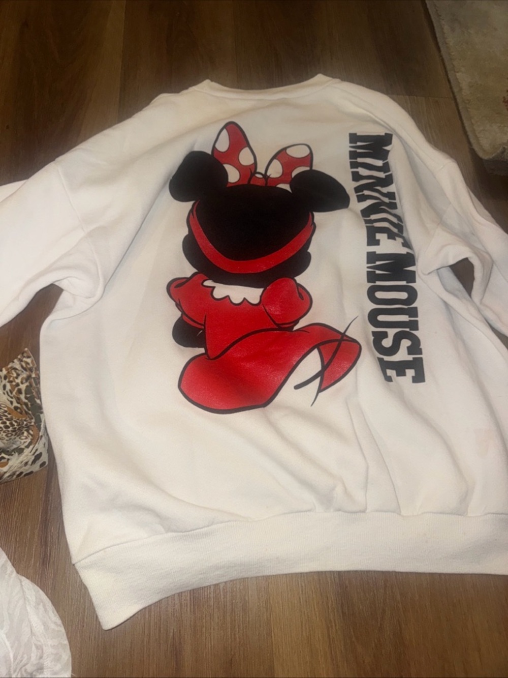 Vintage Disney Minnie Mouse Crewneck Sweater Size XL Made In USA Large 90’s - Picture 11 of 11